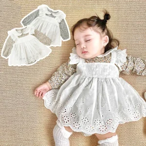 Newborn Baby Girls Bodysuits Cute Floral Printing Cotton Baby Girl Clothes Princess Baby Bodysuits Long Sleeves